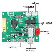 „Bluetooth 5.0“ stiprintuvo plokštė Mini 5W*2 stereo galios stiprintuvo dekoderio garso modulis