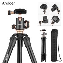 „Andoer Q160SA“ fotoaparato trikojo pilni trikojiai su panoraminiu reguliuojamo aukščio rutulinio galvutės burbulo lygiu juoda
