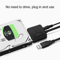 USB 3.0 į Sata 3.5 2.5 kietojo disko adapterio laidas, skirtas Samsung Seagate WD HDD SSD USB 3