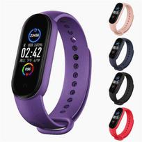 M5 Smart Sport Band širdies ritmo kraujospūdžio matuoklio Bluetooth apyrankė juoda