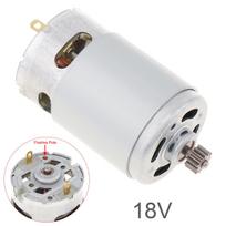RS550 18V 27500 RPM nuolatinės srovės variklis su dviejų greičių 11 dantų ir didelio sukimo momento pavarų dėže, skirta belaidžiam gręžtuvui atsuktuvui
