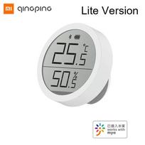 Xiaomi Qingping Digital BLE5.0 termometras ir higrometro monitorius Lite elektroninis LCD ekranas duomenų automatinis įrašymas darbas balta