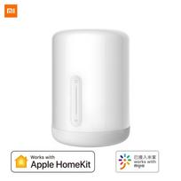 Xiaomi Mijia Smart Bedside Lamp 2 Balso valdymo naktinė lemputė Darbas su Mi Home APP Apple HomeKit Siri balta