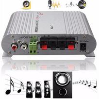 Mini Hi-Fi Amplifier Booster Radio 2.1 MP3 DVD Stereo, skirtas automobilių motociklų namams