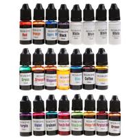 23 Vibrant Color Didelės koncentracijos alkoholio pagrindu pagaminto rašalo pigmento epoksidinės dervos spalvos dažai, puikiai tinkantys dervos padėkliukų gamybai