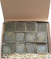 Marseille Soaps Le Sérail 12 alyvuogių aliejaus muilo dėžutėje - 1 kg žalia