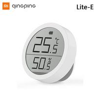 XIAOMI Qingping temperatūros drėgmės jutiklis Lite E Duomenų saugykla E-Link LCD ekranas Termometras Higrometras Sieninis biuras Namai Kūdikis balta