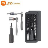 „Xiaomi JIMI 41 IN 1“ atsuktuvų rinkinys S2 magnetinių antgalių reketinis veržliaraktis Keičiamų atsuktuvų rinkinys „Pasidaryk pats“ buitinis remonto įrankis juoda