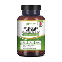 Obuolių sidro actas su biologinių kultūrų kompleksu 1300mg 180 kapsulių I Vegan Pagaminau JK, Prowise