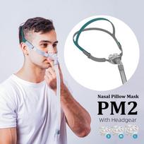 BMC P2 nosies pagalvės kaukė Lengvo svorio miego CPAP kaukė Knarkimo medicinos aparatams S/M/L trijų dydžių minkštos pagalvėlės All size