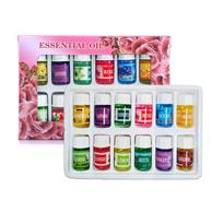 12 vnt vandenyje tirpaus eterinio aliejaus dovanų rinkinys drėkintuvui aromaterapinė lempa Braškių violetinė vandenynas 12PCS/ SET