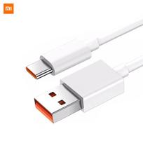 Xiaomi 6A USB-C Type-C 1M turbo įkroviklio greito įkrovimo laidas 1M balta