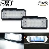 2vnt LED CANBUS be klaidų valstybinio numerio apšvietimo pagrindo lemputė, skirta Mercedes-Benz W203 5D W211 4D W219 R171 2D automobilio valstybinio numerio lempa balta 12V