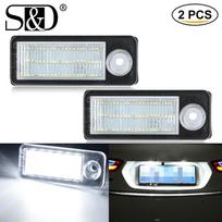 2 vnt LED valstybinio numerio apšvietimas, skirtas A6 C5 4B Avant Wagon 1998-2005 RS6 RS6 Plus 2003 2004 2005 Automobilių automobilių priedai Canbus 12V