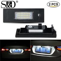 2vnt Canbus LED 24SMD valstybinio numerio apšvietimas, skirtas BMW 1 serijos E81 E87 E87N F20 F21 automobilio šviesos šaltinis be klaidų automatinių lempų