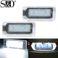 2vnt Automobilio LED numerio apšvietimo lemputė valstybinio numerio žibintai Canbus skirta OPEL MOKKA Insignia Cadillac GMC Cruze Camaro Corvette Buick