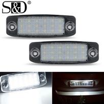 2 vnt Xenon White LED automobilio numerio apšvietimo lempa valstybinio numerio ženklo lemputės lemputė Canbus 6000K 12V, skirta Hyundai Sonata YF GF
