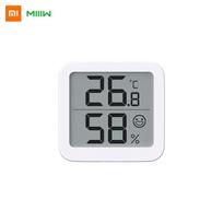 Xiaomi MIIIW 2,1 colio Temperatūra Drėgmė Vidinis Didelio tikslumo kūdikių kambario monitorius Didžiulis LCD ekranas balta