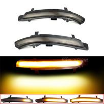 LED dinaminio posūkio signalo šviesos šoninio veidrodžio indikatoriaus mirksėjimo nuosekli lemputė, skirta Skoda Octavia MK2 1Z 09-13 Superb B6 3T 08-14
