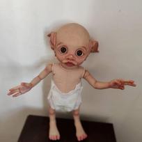 42 CM Reborn Fairy Doll Smulkinta baigta lėlė kaip paveikslėlyje, be suknelės, tikroviška rankų darbo lėlė. None