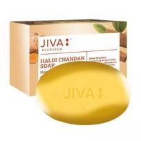 Muilas su ciberžole ir sandalmedžiu (75 g), Haldi Chandan muilas, Jiva 75g