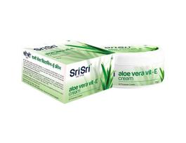 Aloe vera Vit-E: odos kremas (100 g), Aloe Vera Vit. E kremas, Šri Šri Tatva 5.4125 beige