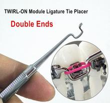 Dantų ortodontinis TWIRL-ON modulis ligatūros kaklaraiščio uždėjimas Patogus naudojimo įrankis Dentis įrankiai 1 piece