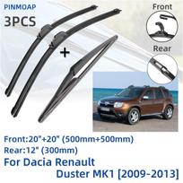 Skirta Dacia Renault Duster MK1 2009-2013 Priekiniai galiniai valytuvai Šepečiai Pjovimo priedai J Kablys 2009 2010 2011 2012 2013 m.