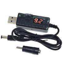 USB Boost Converter DC 5V į 9V 12V USB Step-up keitiklio kabelis + 3,5x1,35 mm jungtis maitinimo šaltiniui / įkrovikliui / maitinimo keitikliui