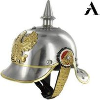 Vokiečių Pickelhaube karinis šalmas, Imperatoriškosios Prūsijos karininko STEEL spygliuotas I pasaulinis karas, Antrojo pasaulinio karo šalmų kopija