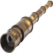 Antikvariniai spyglass Marine Dovanų daiktai Vintažiniai laivyno žalvario teleskopai Jūrinis Londonas 1915 m.