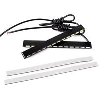 Dienos žibintai Itin ryškūs 12 LED automobilio DRL SMD 7030 LED juostelė, atspari vandeniui 2 vnt šviesos šaltinio aliuminio korpusas dienos šviesos automobilio stilius a pair