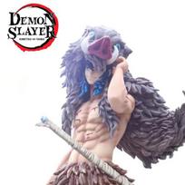 1vnt 30CM japonų anime Demonų žudiko figūrėlė Hashibira Inosuke figūrėlė PVC statulos ornamentas modelis Vaikų dovanos Kalėdų Helovino dovanų kolekcija