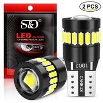 2 vnt W5W T10 Led lemputės Canbus 3014+3030 18SMD 6000K 168 194 Led 5w5 pleištinis automobilio salono žemėlapis Kupolo žibintai stovėjimo šoninis apšvietimas automatinė signalinė lempa