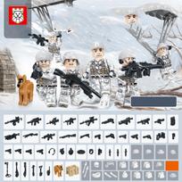 TBS83-88 Snow Ghost Special Team snieglenčių parašiutų priedai „pasidaryk pats“ vaikų statybiniai blokai