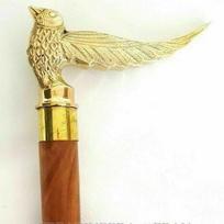 „Royal Swallow Bird“ lazda – elegantiška medinė lazdelė moterims, moteriška rankomis raižyta medžio rankena ir rudo koto gražios moterys