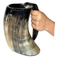 Vikingų geriamasis rago puodelis, rankų darbo sostų žaidimo herojai su šiuo dideliu eliu, puikus meistriškumas – puiki dovana tikriems vyrams, 50 unc.