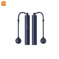 „Xiaomi Mijia“ išmanusis šokinėjimo lyno skaitmeninis skaitiklis su programėle reguliuojamu kalorijų skaičiavimu „Sport Fitness“ profesionali virvė juoda