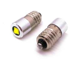 2 vnt E10 LED lemputė 4-24V CREE 400lm visureigis