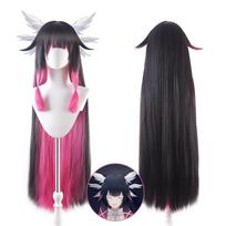 110 CM Anime žaidimo perukai Genshin Impact Fatui Cosplay Columbina perukas ilgas gradientas karščiui atsparus sintetinis plaukas Anime perukai vakarėliui 110cm smėlis