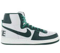 Nike „Terminator High“ – vyriški sportbačiai batai odiniai baltai žalia FD0650-100 ORIGINALAS EU 42.5 US 9 balta