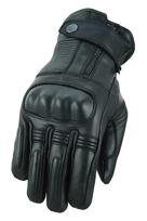 GEARX Sniper Leather Motociklo pirštinės Termiškai atsparios vandeniui žiemos apsauga M juoda