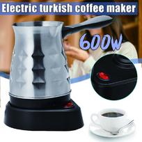 500 ml 600 W elektrinis kavos virimo aparatas puodai virdulys turkiškas espreso kavos perkolatorius namų nerūdijančio plieno arbatos pieno kavos aparatas