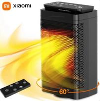 youpin šildytuvas 1500 W keraminis svyruojantis šildytuvas su termostatu ir LED ekranu 3 režimas 12HTimer perkaitimas ir apsauga nuo apvirtimo