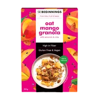Avižų granola su mangais ir čija sėklomis, be glitimo | The Begginings (200 g)