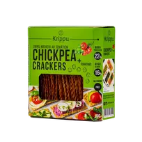 Ekologiški avinžirnių krekeriai su pomidorais | Krippu (80 g)