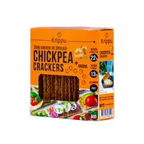 Ekologiški avinžirnių krekeriai su svogūnais | Krippu (80 g)