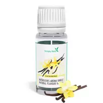 Natūralaus vanilės skonio lašai, be pridėtinio cukraus | Simply keto (10 ml)