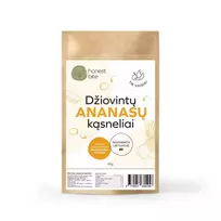 Džiovintų ananasų kąsneliai, be pridėtinio cukraus | honestbite (50 g)