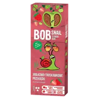 Obuolių ir braškių užkandis, be pridėtinio cukraus | Bob Snail (30 g)